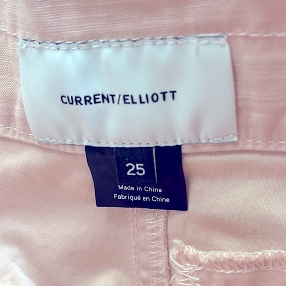 NWOT Women’s Current Elliott The Beverly Pant In Crystal Pink Size 25 - Picture 11 of 11